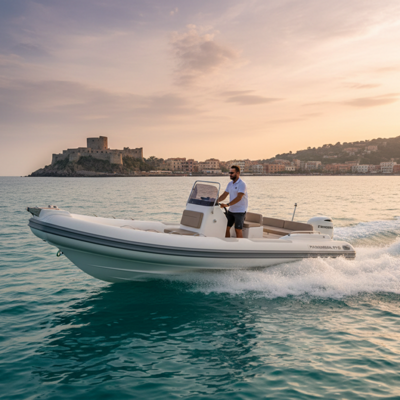 Escursione in gommone a Bacoli con vista su procida